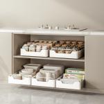 WeyKings Adhesive Pull-Out Cabinet Organizer Shelves