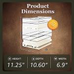 Adjustable Pull-Out Spice Rack Organizer - Cream