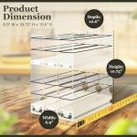Vertical Mounted Spice Rack with 3 Drawers