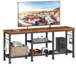 Furologee Rustic TV Stand for 55-Inch TVs