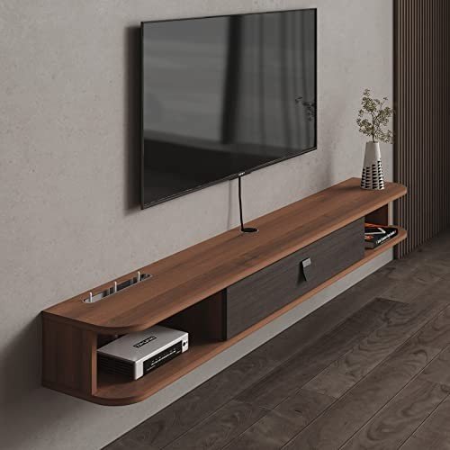 Floating media consoles