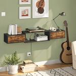 Modern Floating TV Stand with Power Outlet - 55