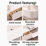 Modern Floating TV Stand with Storage Drawers