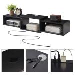 IBUYKE Modern Floating TV Stand with Power Outlet