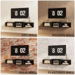 IBUYKE Modern Floating TV Stand with Power Outlet