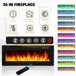 Modern Floating TV Stand with LED Light, 70