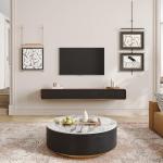 Minimalist Floating TV Stand with 3 Drawers