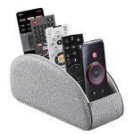 PU Leather Remote Control Holder with 5 Compartments