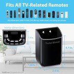 Hole-Free Remote Control Holder - Easy Wall Storage