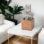 Acacia Wood Remote Control Holder Caddy