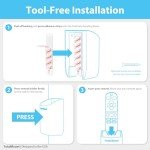 Hole-Free Remote Control Holder - Easy Wall Storage