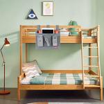 Zafit Grey Bedside Caddy with 4 Pockets