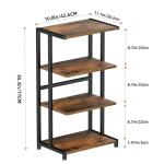 4-Tier Corner AV Media Stand and Organizer
