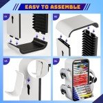 Allnice Game Rack: Holds 19 Games & 4 Controllers