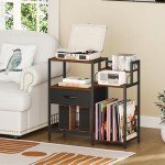 Snughome Audio Video Media Stand and Storage Shelf