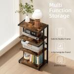 4-Tier Corner AV Media Stand and Organizer