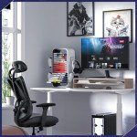 Allnice Game Rack: Holds 19 Games & 4 Controllers