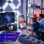 Allnice Game Rack: Holds 19 Games & 4 Controllers