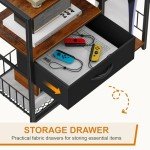 Snughome Audio Video Media Stand and Storage Shelf