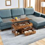 WLIVE 39" Lift Top Coffee Table with Storage