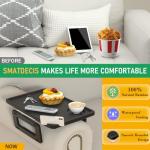 Smatdecis Multi-Function Armrest Tray Table