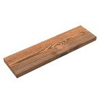 Rustic Wood Floating Shelves Set of 2 - Walnut