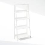 White 5-Tier Ladder Display Shelf