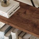 5-Tier Industrial Ladder Shelf Bookcase in Rustic Oak