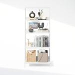 White 5-Tier Ladder Display Shelf