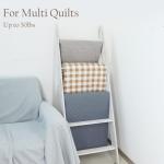 5-Tier Wooden Blanket Ladder for Living Room