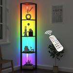 5-Tier Corner Shelf with App-Controlled LED Lights