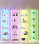 6-Tier LED Corner Shelf for Home Organization
