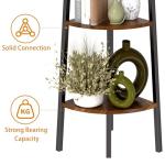 5-Tier Corner Shelf with LED Light