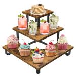 3-Tier Portable Corner Display Shelf for Organizing