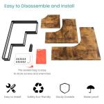 3-Tier Portable Corner Display Shelf for Organizing