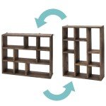 Rustic 9-Slot Shadow Box Display Shelf