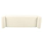 HomePop Modern Storage Bench with Wood Legs - Sherpa Cream