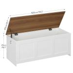 Retro Wooden Storage Bench and Entryway Organizer