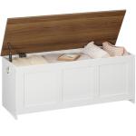 Retro Wooden Storage Bench and Entryway Organizer