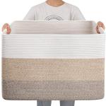 Large Cotton Rope Storage Basket - 108L