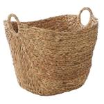 Large Woven Seagrass Storage Basket with Handles