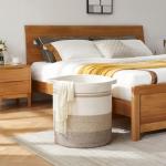 Stylish 100L Laundry Hamper with Handles