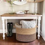 Extra Large Wicker Storage Basket for Home Organization