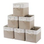 11-Inch Collapsible Fabric Storage Bins - 6 Pack