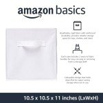 Collapsible Cube Storage Bins with Handles, 6-Pack