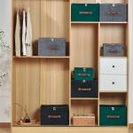 Deep Green Velvet Storage Bins with Zipper Lid