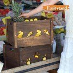 Rustic Wooden Crates - 2 Pack for Storage