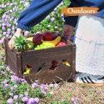Rustic Wooden Crates - 2 Pack for Storage