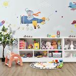 Kids 5-Section Toy Storage Organizer - White