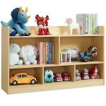 Kids 5-Section Toy and Book Organizer